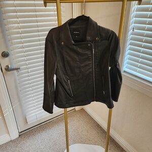 Faux leather jacket